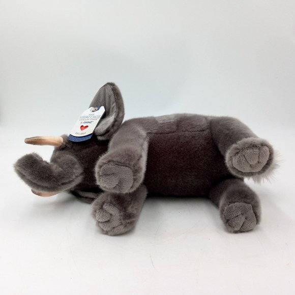 African Elephant Plush Ganz Heritage Collection 12 Inch NWT Hang Tags Collectibl - Picture 4 of 10